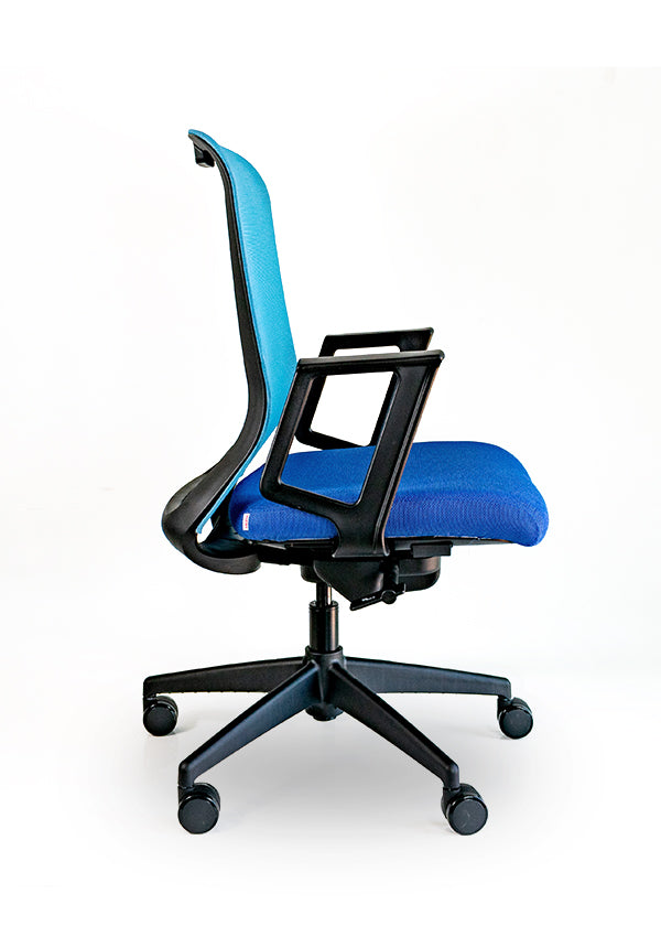 Silla RE-1601 Mesh Azul